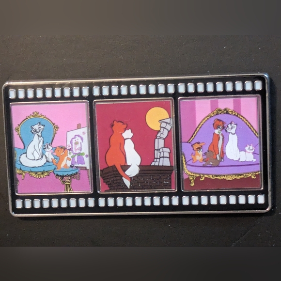Loungefly Disney Aristocats Film Strip Enamel Pin - Picture 3 of 6